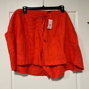 J.crew linen drawstring short